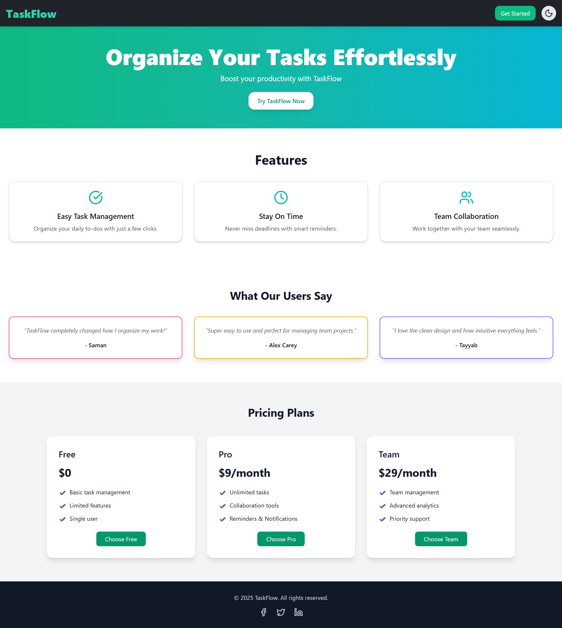 React App